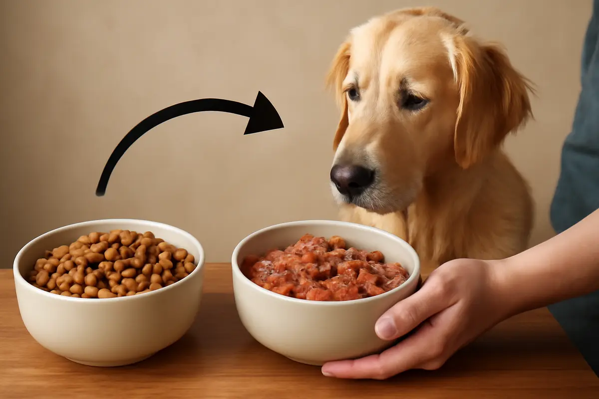 Cambio alimentazione del cane senza errori: il trucco per una transizione tranquilla