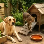 Come rendere il giardino a misura di gatto e cane: soluzioni sostenibili e facili da realizzare