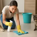 Come pulire il pavimento senza rischi per cani e gatti: il metodo semplice da provare subito
