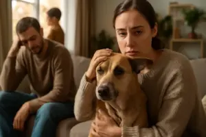 Cane apprensivo in famiglia: come gestirne l’ansia durante i cambi di stagione
