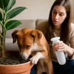 Come evitare che il cane scavi nei vasi di piante da interno: un trucco spesso sottovalutato