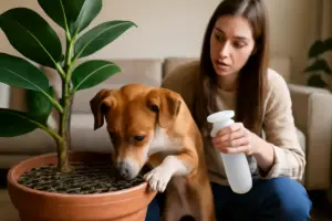 Come evitare che il cane scavi nei vasi di piante da interno: un trucco spesso sottovalutato