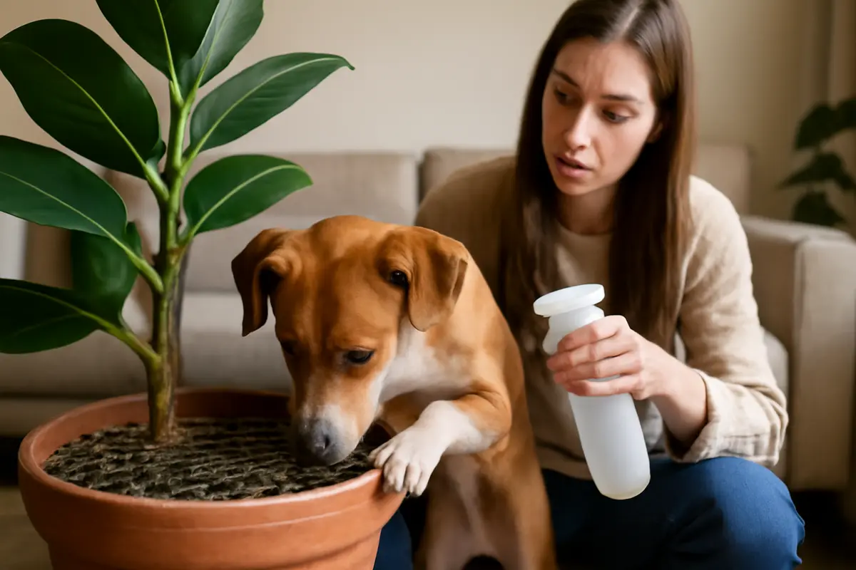 Come evitare che il cane scavi nei vasi di piante da interno: un trucco spesso sottovalutato