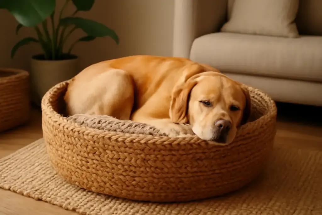 I benefici di una cuccia naturale: materiali top per il relax del tuo animale