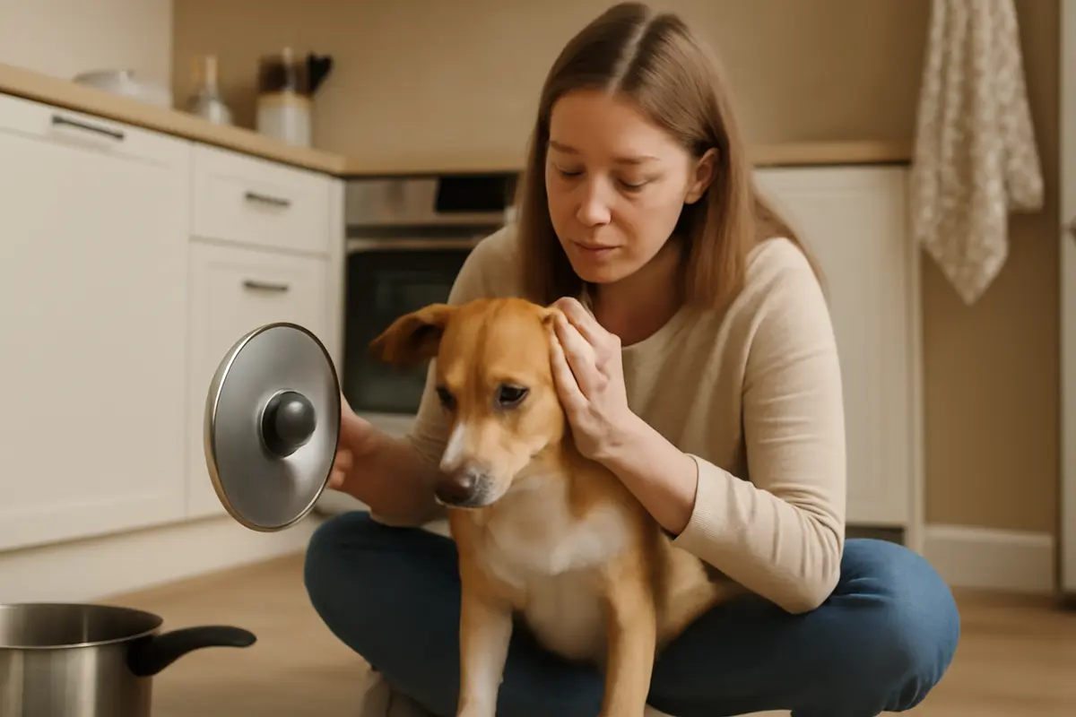Il mio cane si spaventa per i rumori domestici? Tattiche casalinghe per abituarlo senza stress