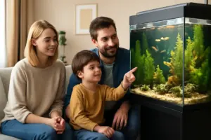 Acquari in soggiorno: perché migliorano il benessere domestico di tutti