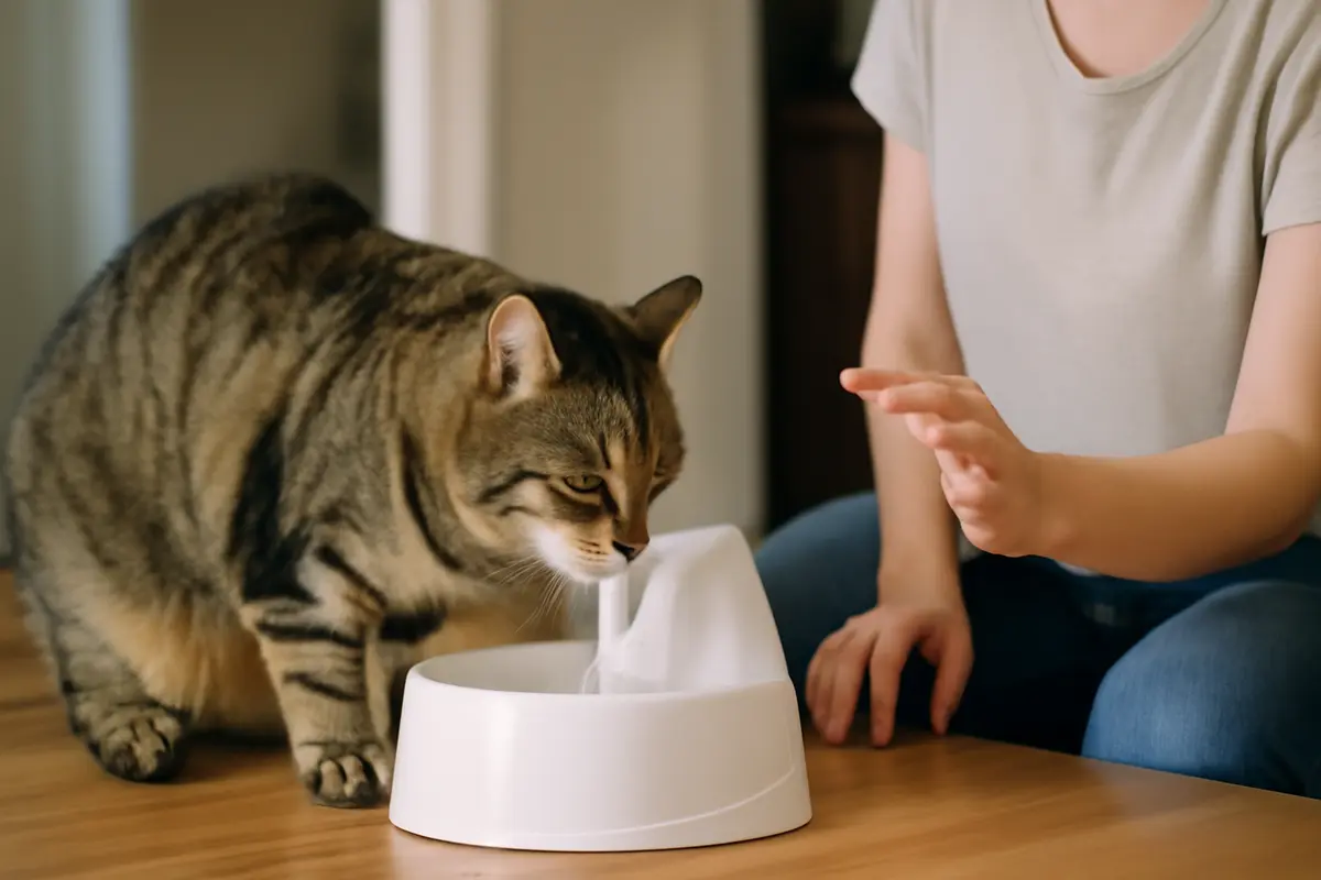 Gatto che beve tanta acqua: quando preoccuparsi e cosa controllare subito