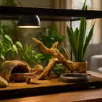 Terrari per piccoli rettili in casa: gli elementi ambientali che fanno la differenza sul loro benessere