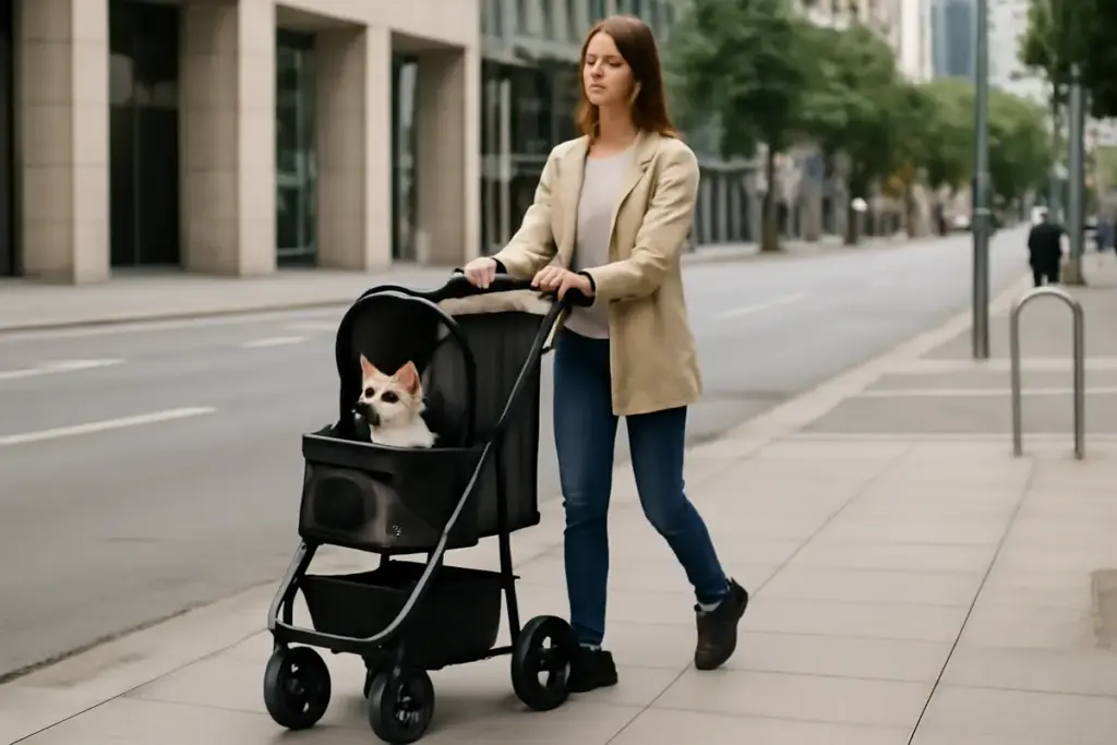 Passeggino per cani: quali modelli sono davvero utili nei contesti urbani e come sfruttarli al meglio