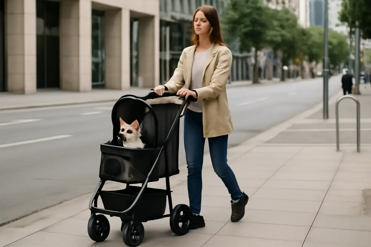 Passeggino per cani: quali modelli sono davvero utili nei contesti urbani e come sfruttarli al meglio