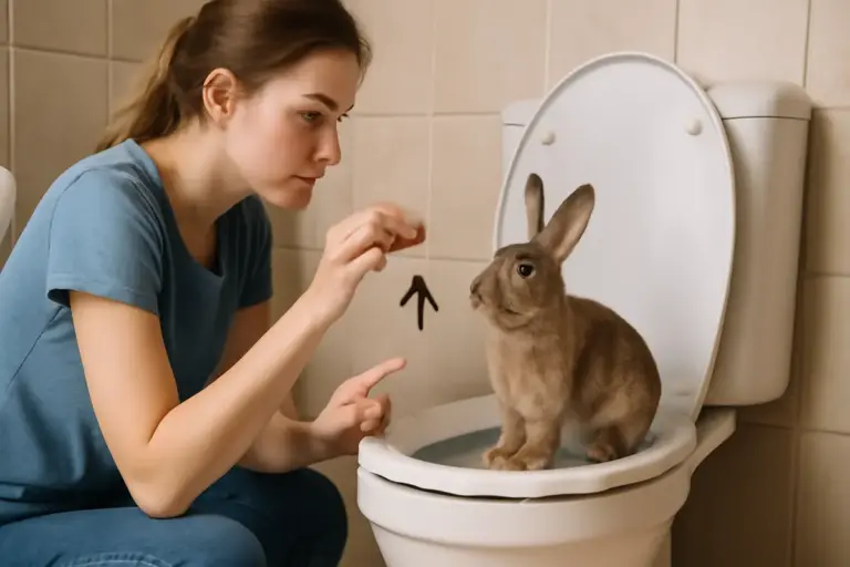 Come insegnare al coniglio a usare la toilette? Il metodo step by step che funziona